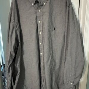 Polo by Ralph Lauren Men's Navy Button-Down Shirt